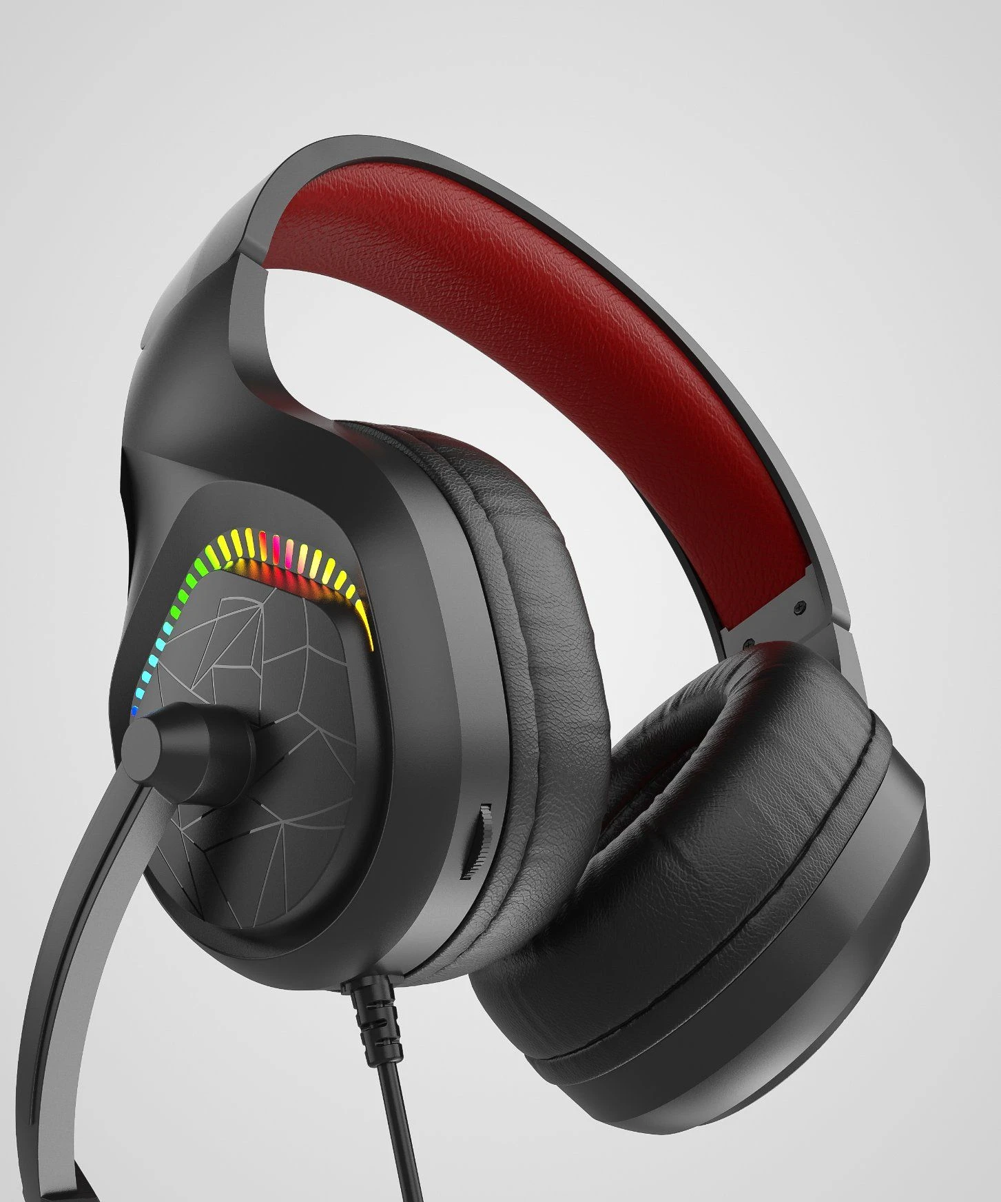Wired Gaming Headphones with Colorful LED Light Earbuds Gaming Headsets and Headphones Games Gamer