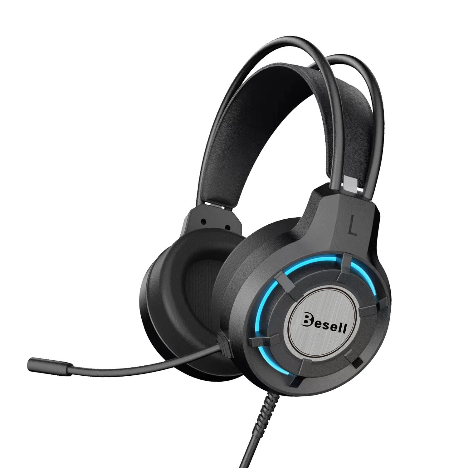 Wired Gaming Headset with Noise Canceling Mic for PC PS4 xBox
