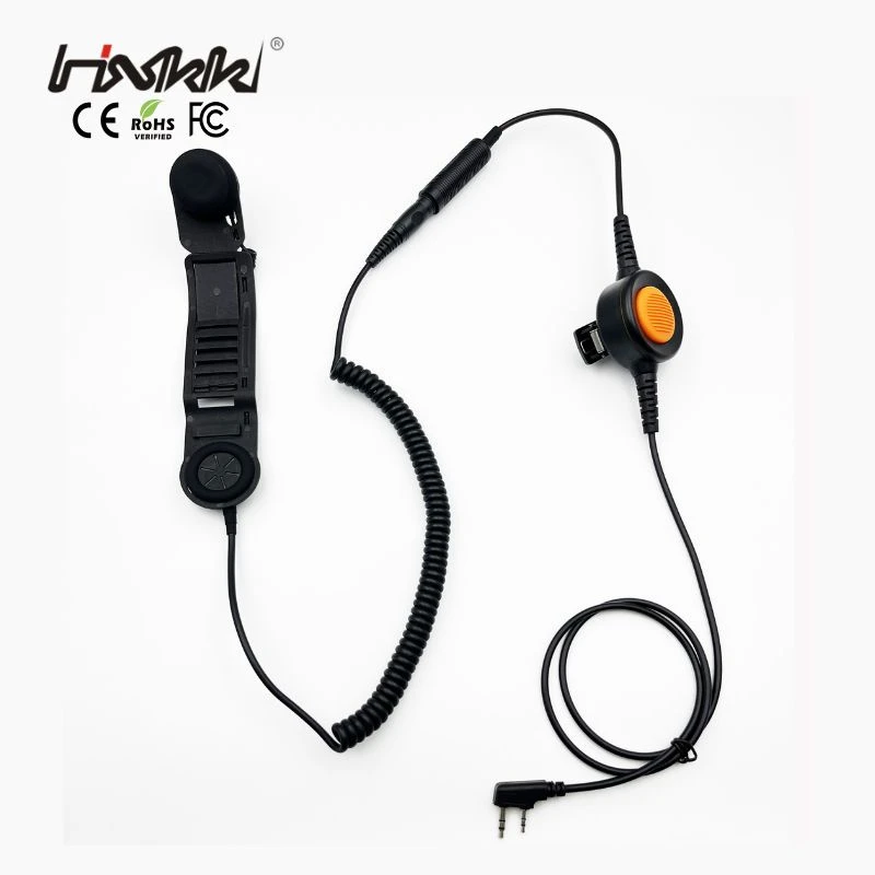 Wired Walkie Talkie Headset Firefighting Bone Conduction Ptt Headphone with Nexus 7.1 Plug