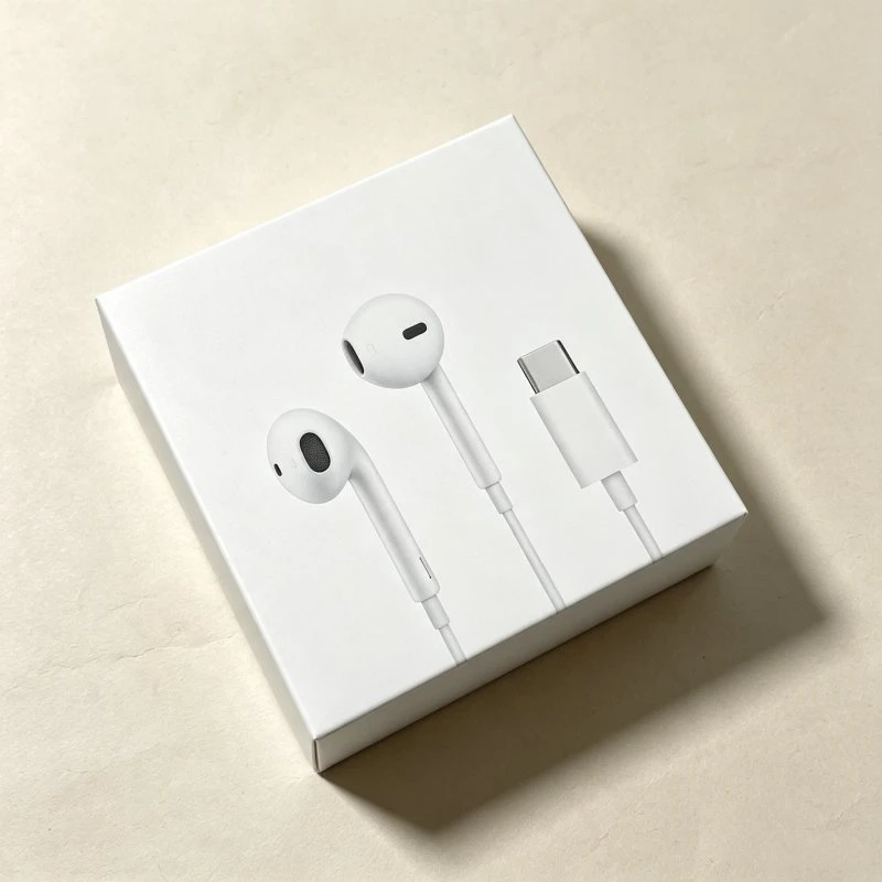 Wired in-Ear Headphone with USB-C Cable Built-in Microphone with Logo for Mobile Phone Wholesale