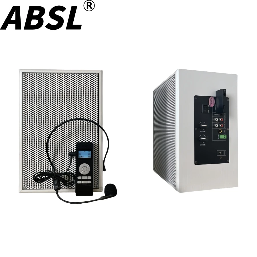 Wireless 2*40W 6.5” Active Bluetooth Wall Mount Teaching Speaker with 2.4G Microphone