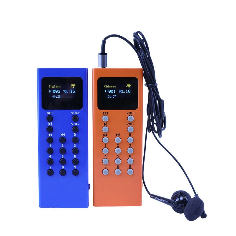 Wireless Audio Guide System K5 16GB Long Endurance 43 Languages Audio Player