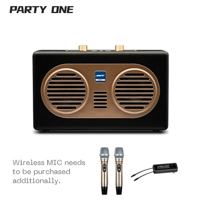 Wireless Bluetooth Speaker Dual Microphone Support Aux USB Rechargeable Wholesale