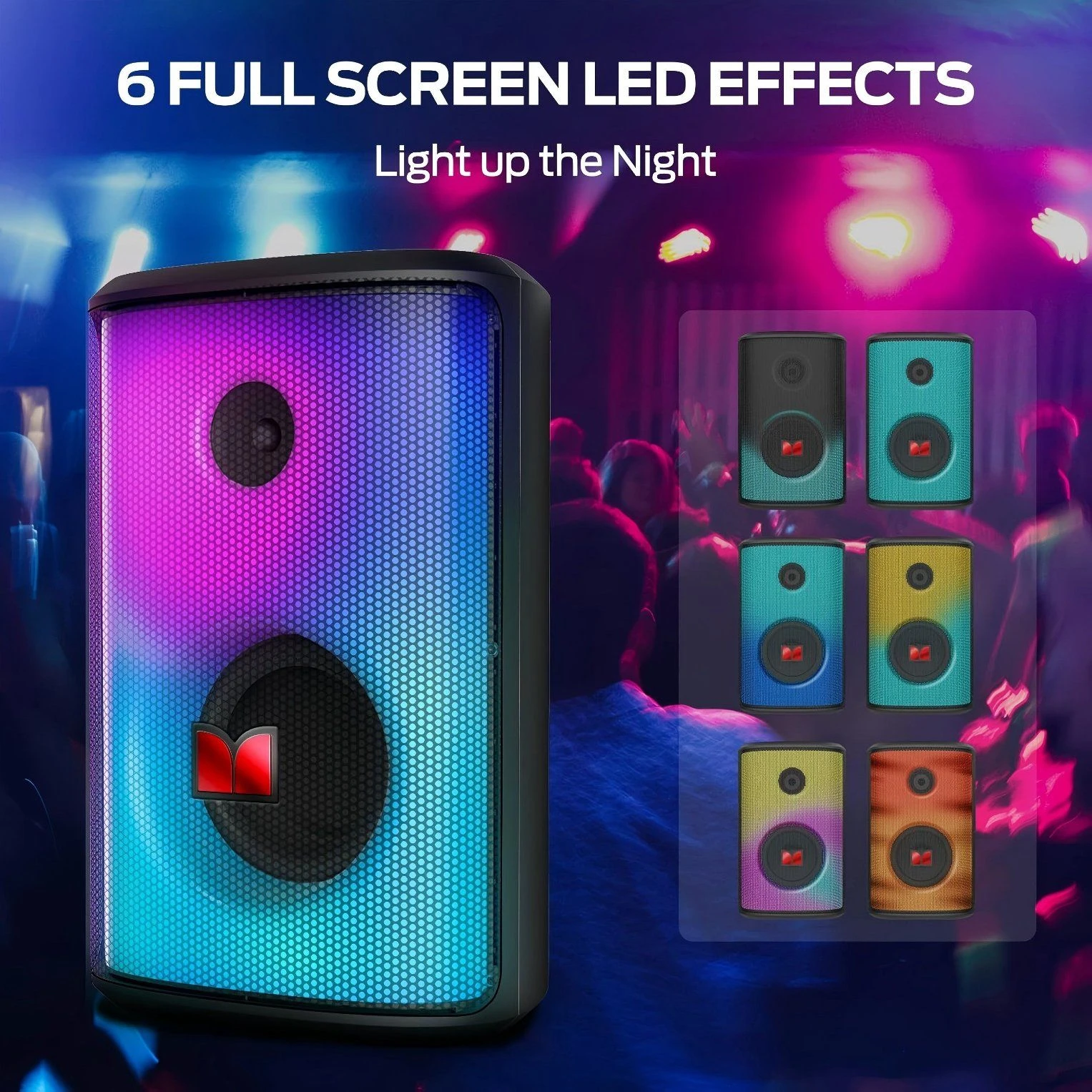 Wireless Bluetooth Speaker with Microphone Portable High Power for Outdoor Gathering Party