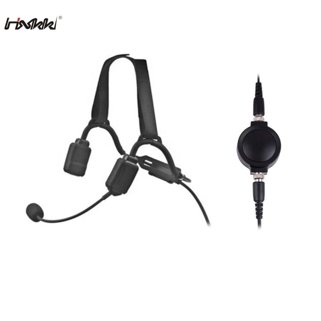 Wireless Bone Conduction Headset with Boom Mic for Clear Communication