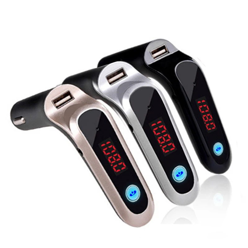 Wireless Car FM Transmitter Blue Tooth Car Kit Audio Receiver