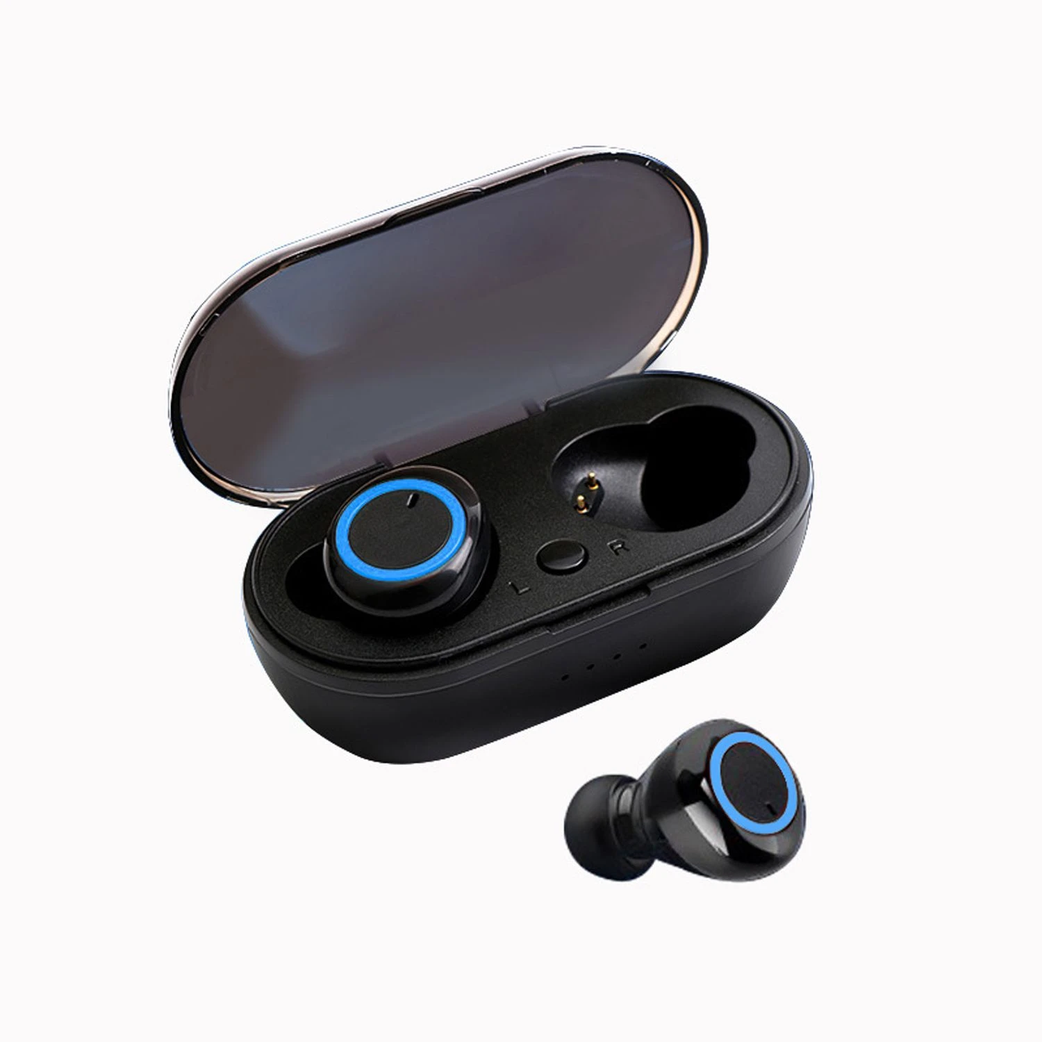 Wireless Earbuds 3D Stereo Audio Full Touch Screen Bluetooth Stereo Headsets with Charging Box