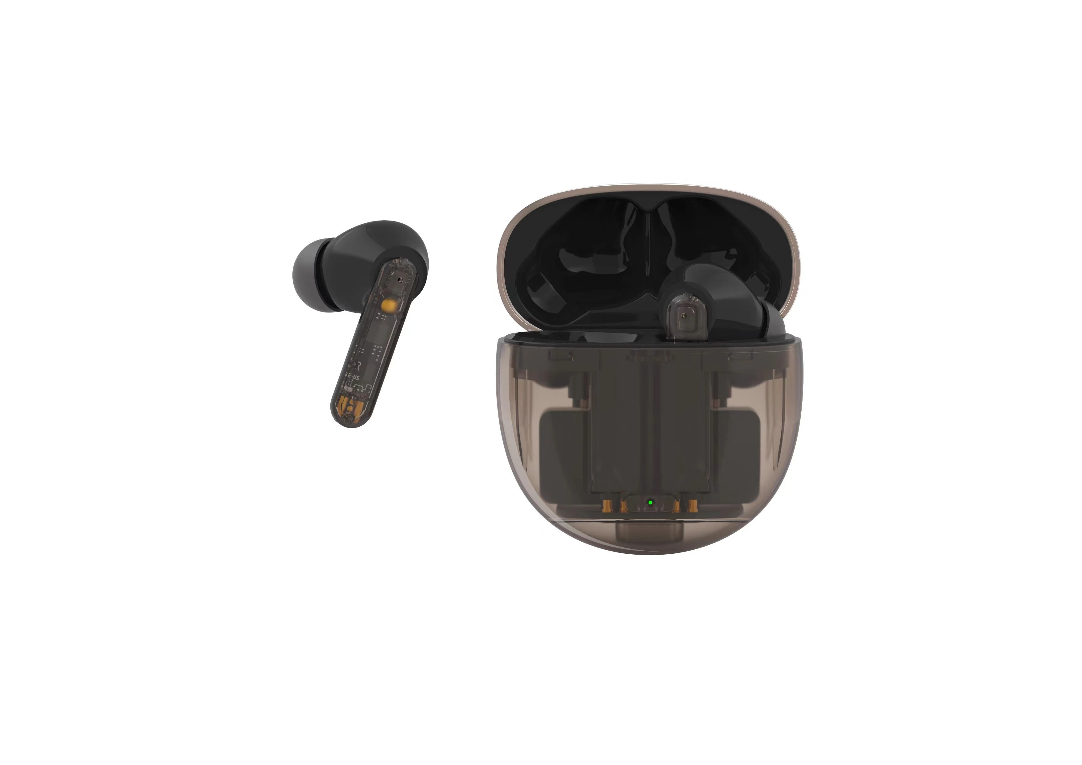 Wireless Earbuds Headphone Noise Canceling Bt 5.2 Stereo Earphone Transparency Mode 4-Mics Anc Enc Call Clear Tws Earphones Tws