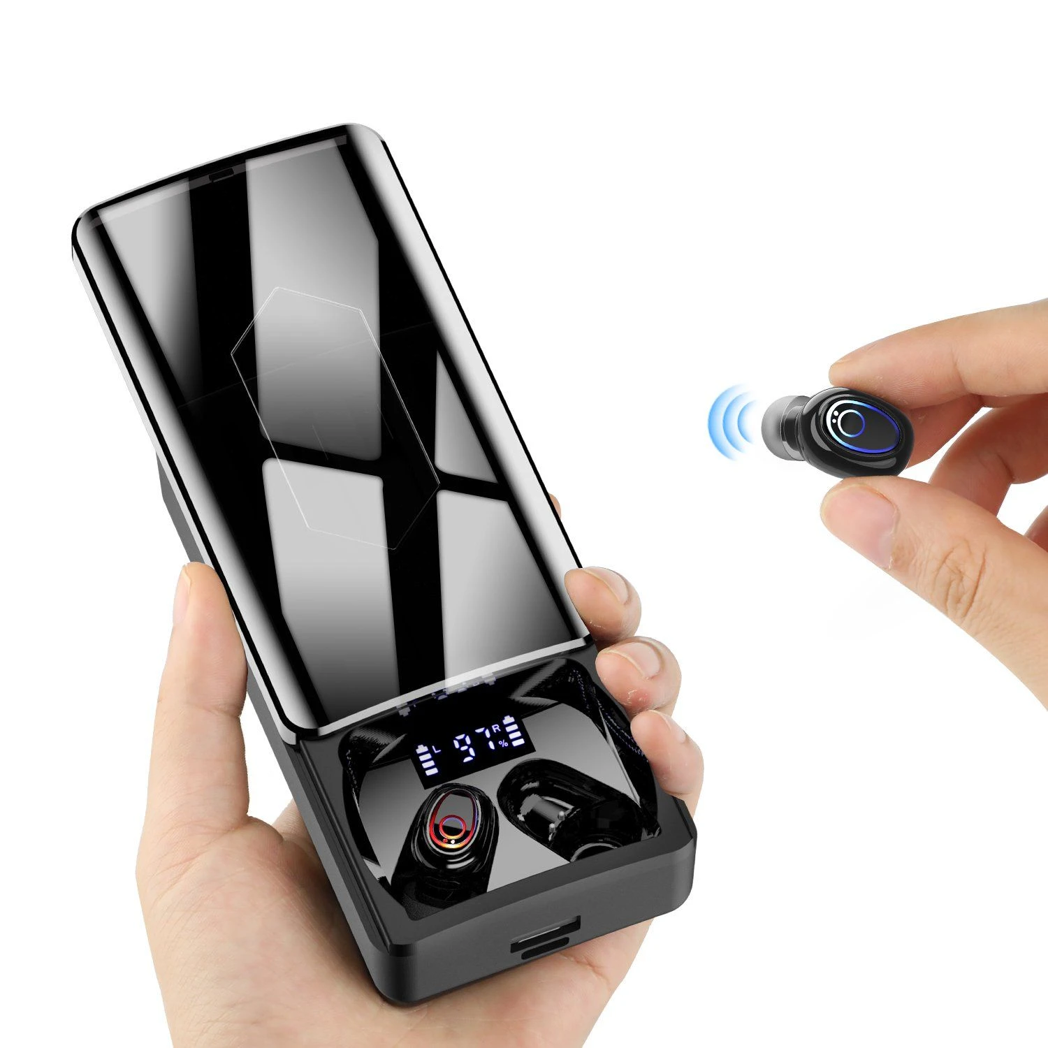 Wireless Earphone Headphones Sport Headset Charge Case 10000mAh Playstation Network Parlante Bluetooth Tws Earbuds