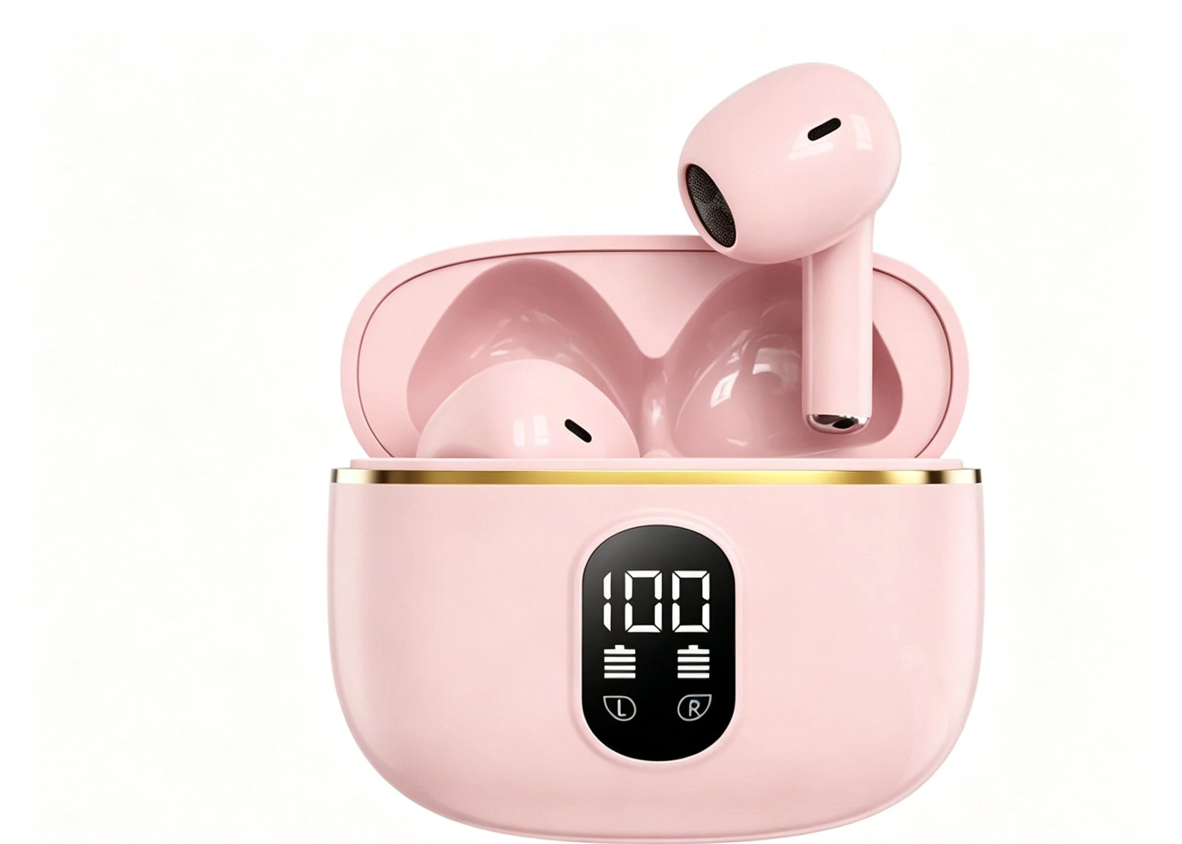 Wireless Earphones with 10m Bluetooth Range and Quick 60-Minute Charge