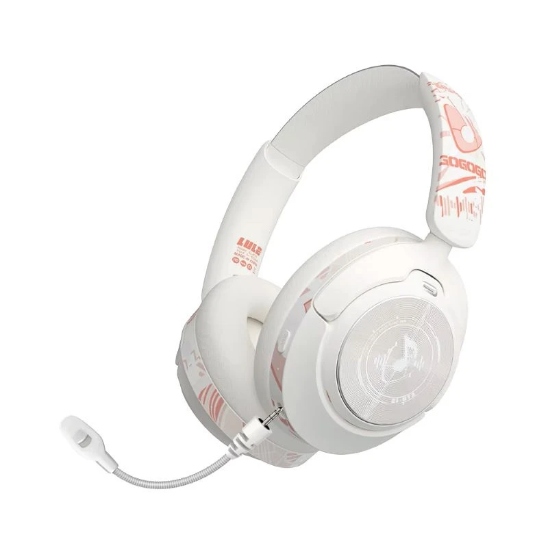 Wireless Gaming Headset with 125 Hour Battery Life, Noise Canceling Microphone with 3D Stereo Sound, Sports Bluetooth Headphone for PS5, Switch