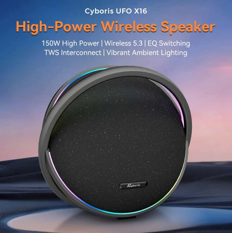 Wireless Immersive One-Button EQ High-Power Home Bluetooth Speaker with FCC