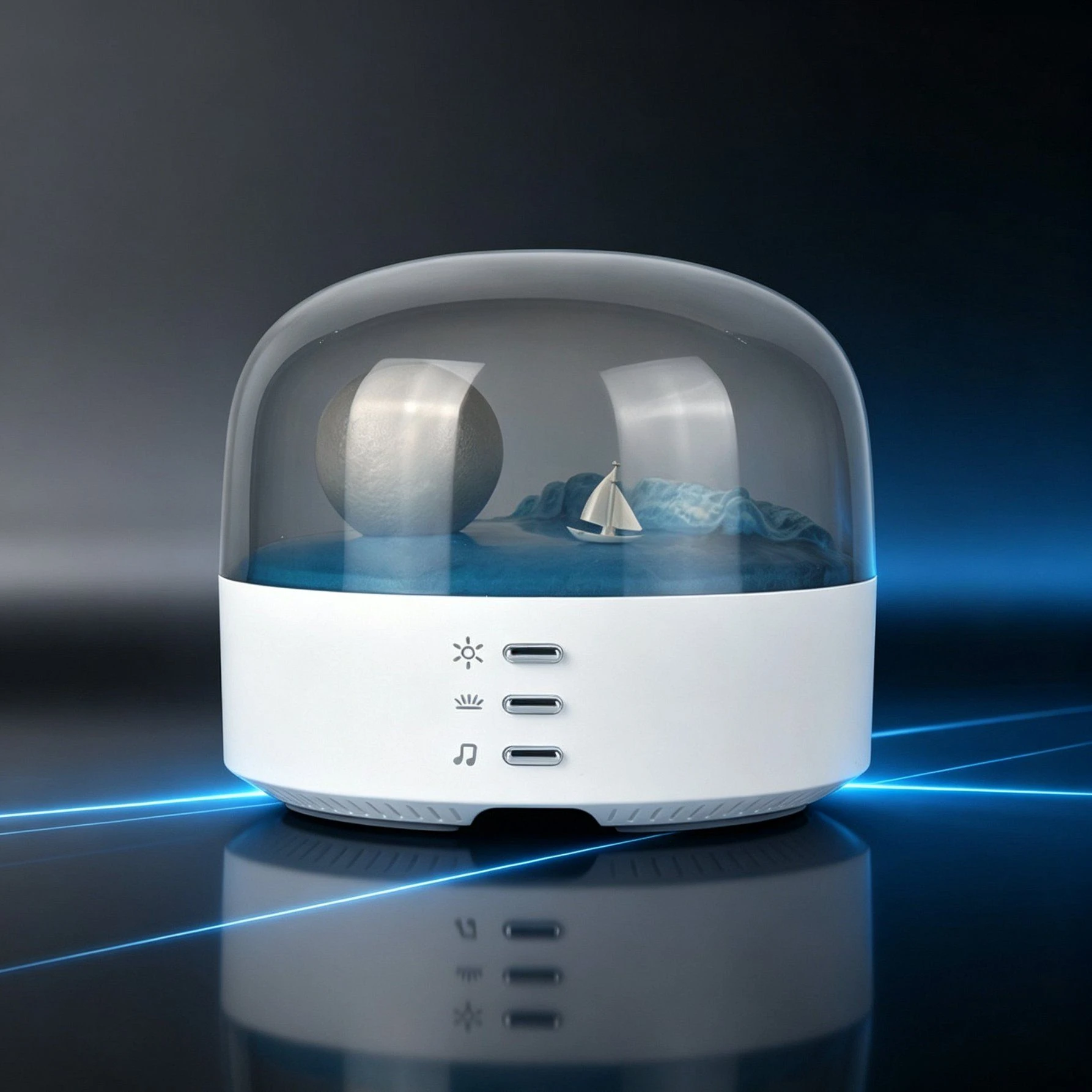 Wireless Moon Speaker for Bedroom and Travel