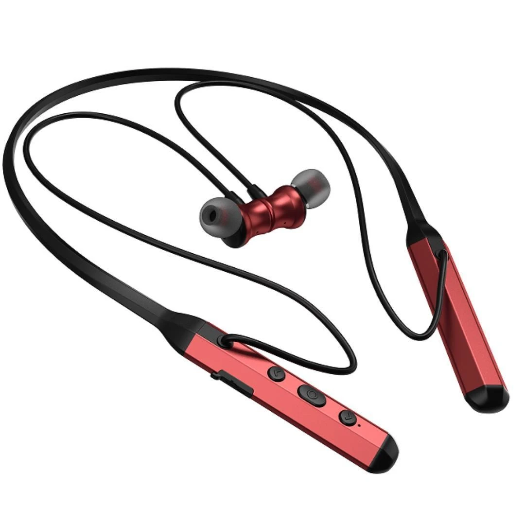 Wireless Neckband Headphones Ab5656b Chip, 12h Battery Life with 200mAh, Aluminum ABS Body Silicone Neckband, Magnetic on/off, Custom Logo