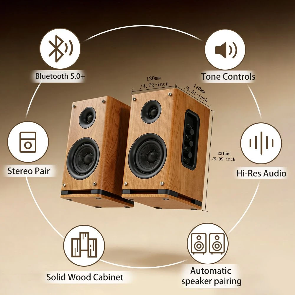 Wireless Outdoor Bt Speaker Tws Bluetooth 5.0+ Modes Stereo Mulitfunction Sound Box Speaker with USB Play