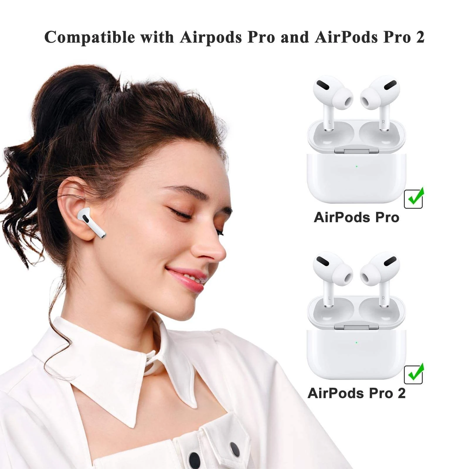 Wireless PRO3 Bluetooth 5.1 Earbuds Featuring Noise Cancellation Technology