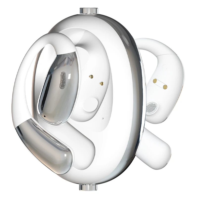 Wireless Portable Open-Ear Headphone Microphone Compact Headset Cordless Bluetooth Earbuds Earphone