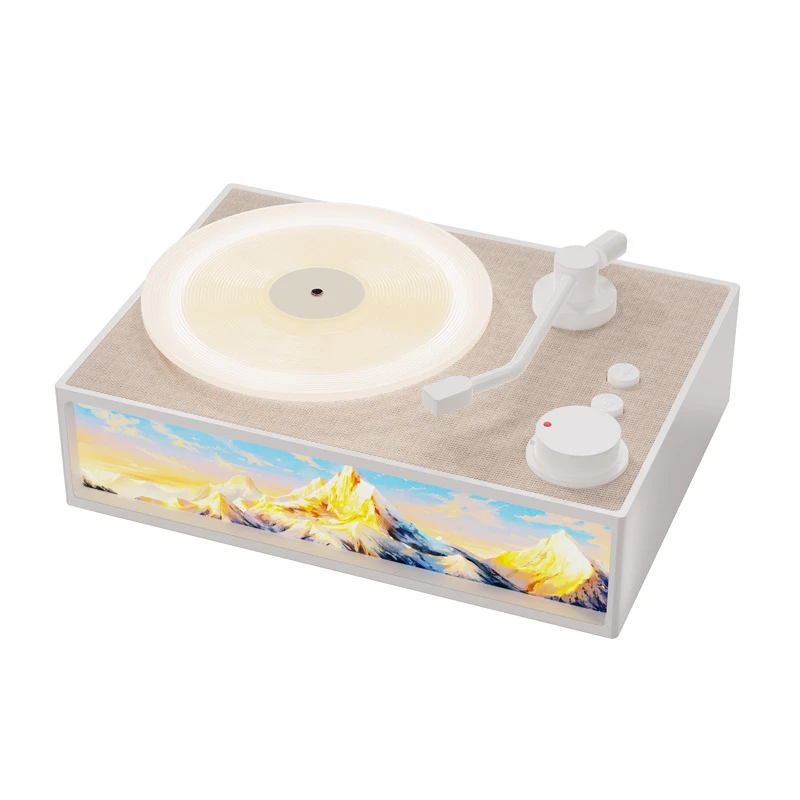 Wireless Scented Vinyl FM TF Aux Bedroom Desk Portable Mini Bluetooth Speaker