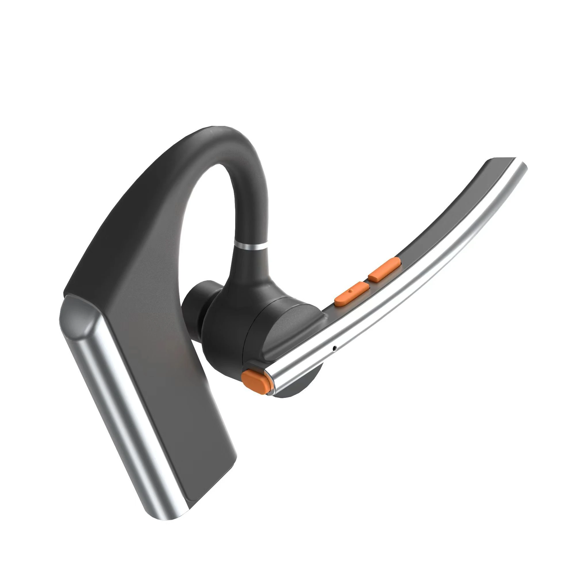 Wireless Single Ear Bluetooth Earpiece Headset with Enc Noise Canceling Mic, 120h Standby Time Handsfree