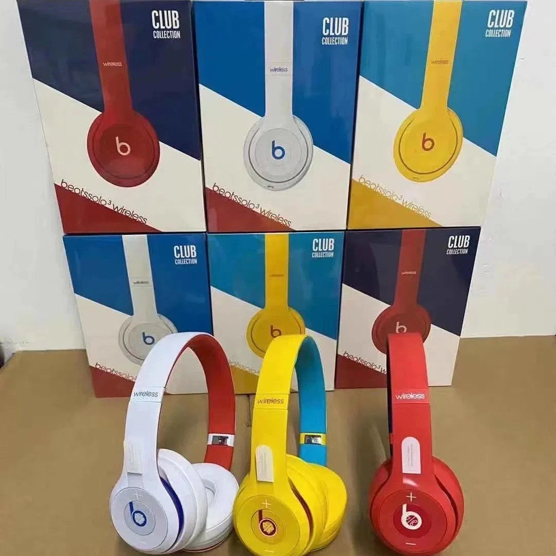 Wireless Solo3 Stereo Headset with Noise Cancellation and Adjustable Fit