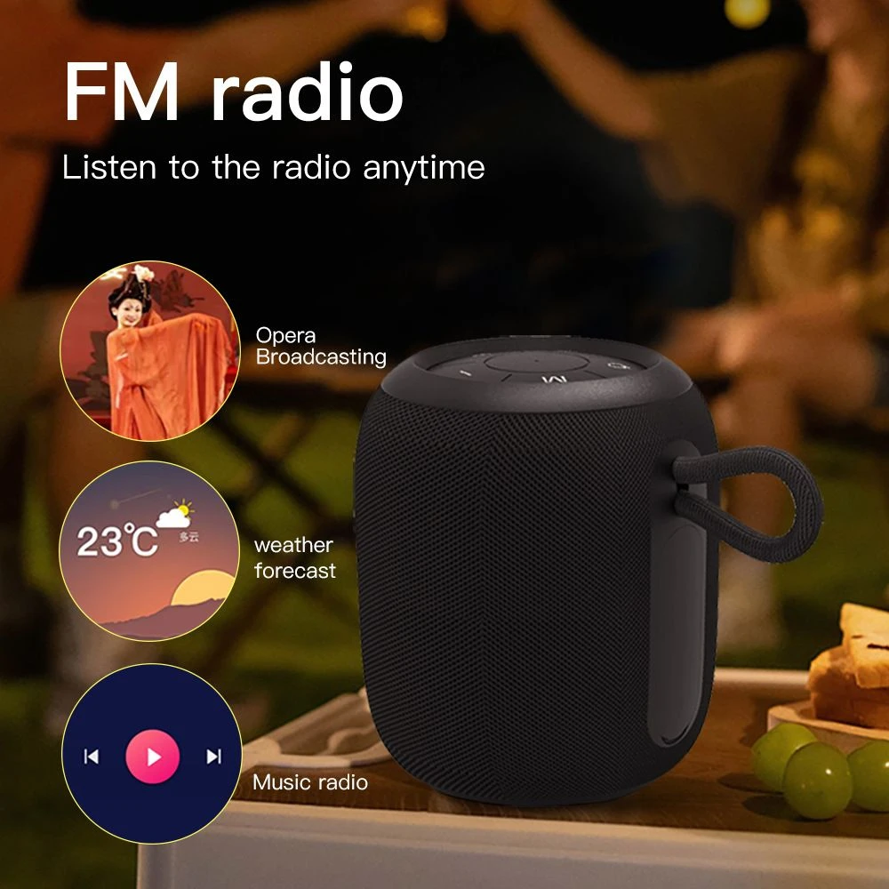 Wireless Stereo Waterproof Subwoofer Portable Outdoor Mini Bluetooth Speaker