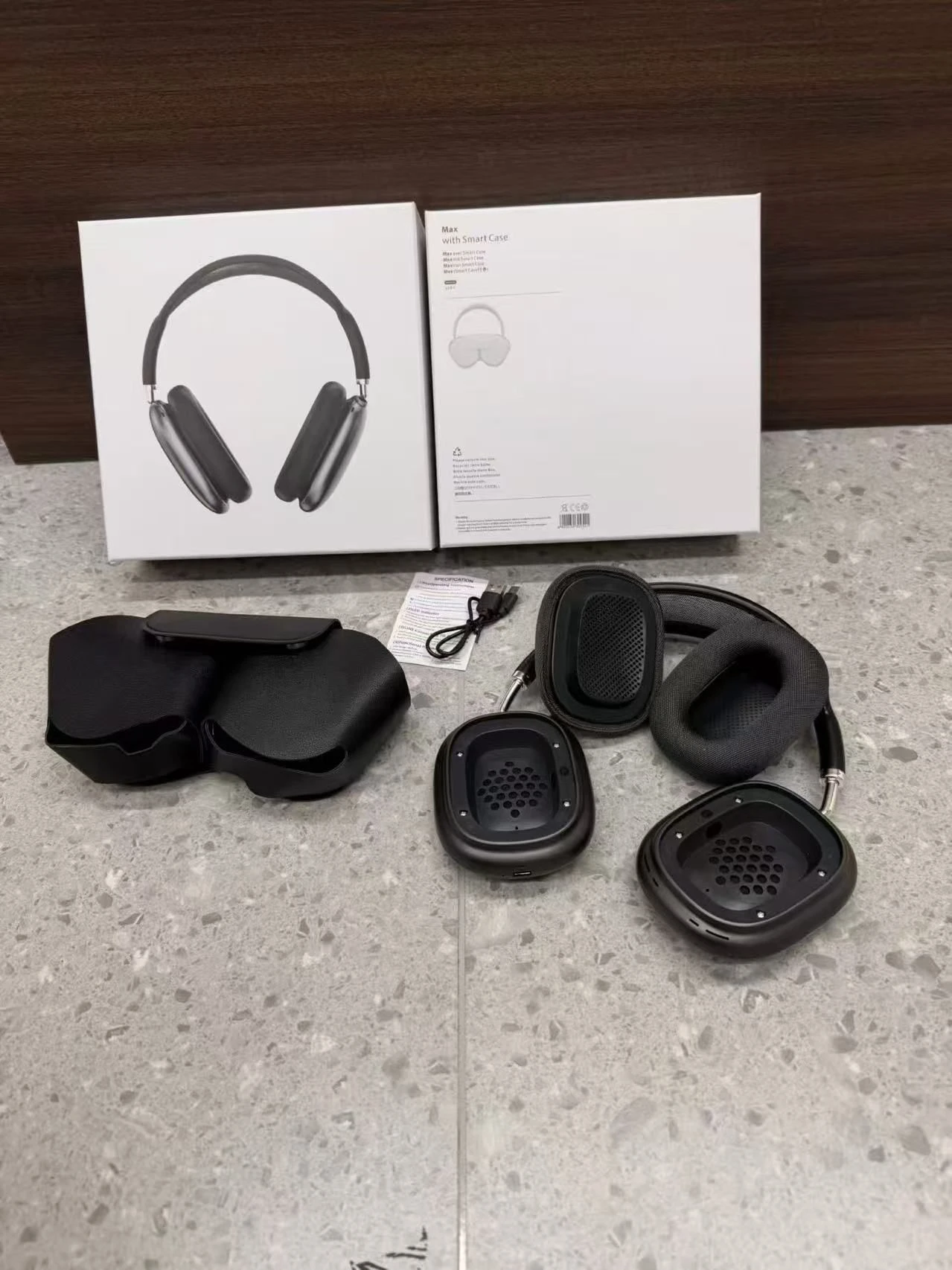 Wireless Super Stereo Luminous Headset Bluetooth HiFi Headphone Noise Cancellation