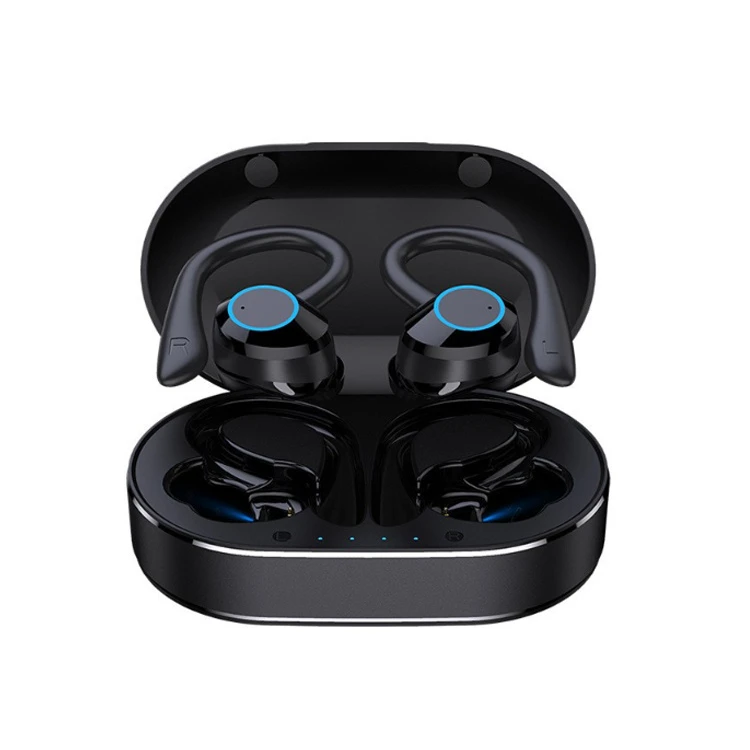 Wireless in-Ear Headphones Bt 5.1 Tws Sports Earbuds Deep Bass Noise Canceling Earphones HD Mic Ipx7 Ear Hook HiFi Headsets