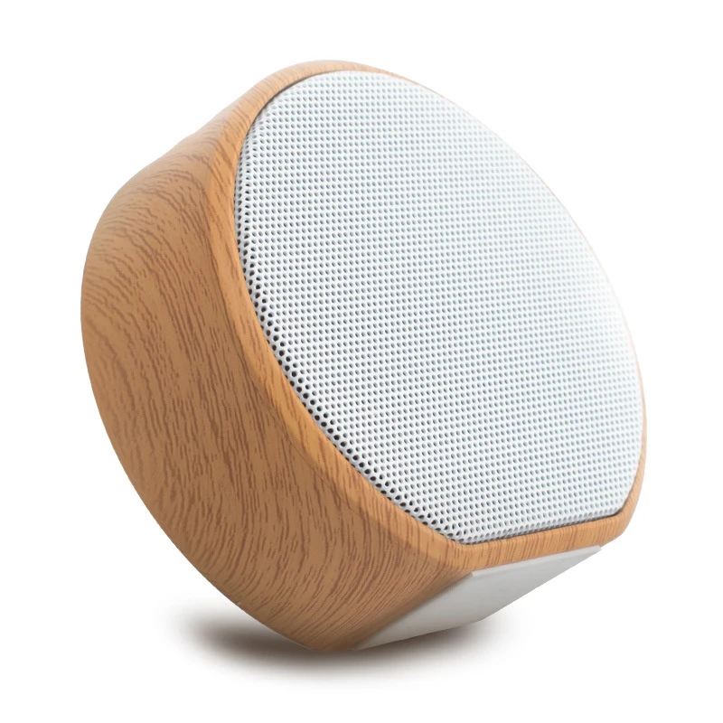 Wooden Style Design Bluetooth Speaker Portable A60 MP3 Player FM Radio Audio TF Card Handsfree Wood Wireless Speaker