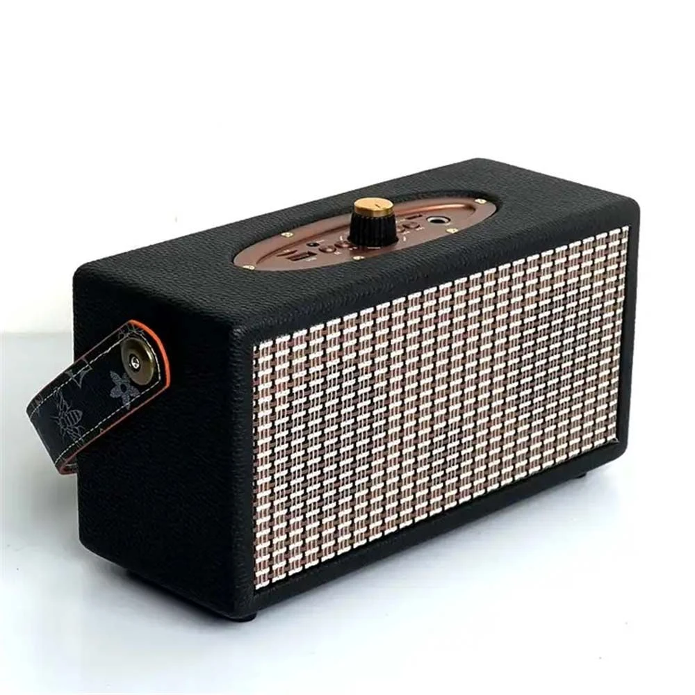 X-4 High Quality Portable Bluetooth Wooden Compute Retro Wireless Speaker