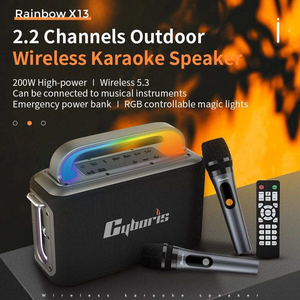 X13 Peak Large Bluetooth Speaker Loudest/Massive 120db/12 Custom Bass, Outdoor Bt5.3 Big Party Boombox RGB Portable Speakers