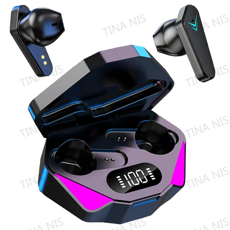 X15 Gaming Headsets Low Latency Tws Earphone True Wireless Stereo 5.0 Headphone Earbuds with Mic Audifonos Game