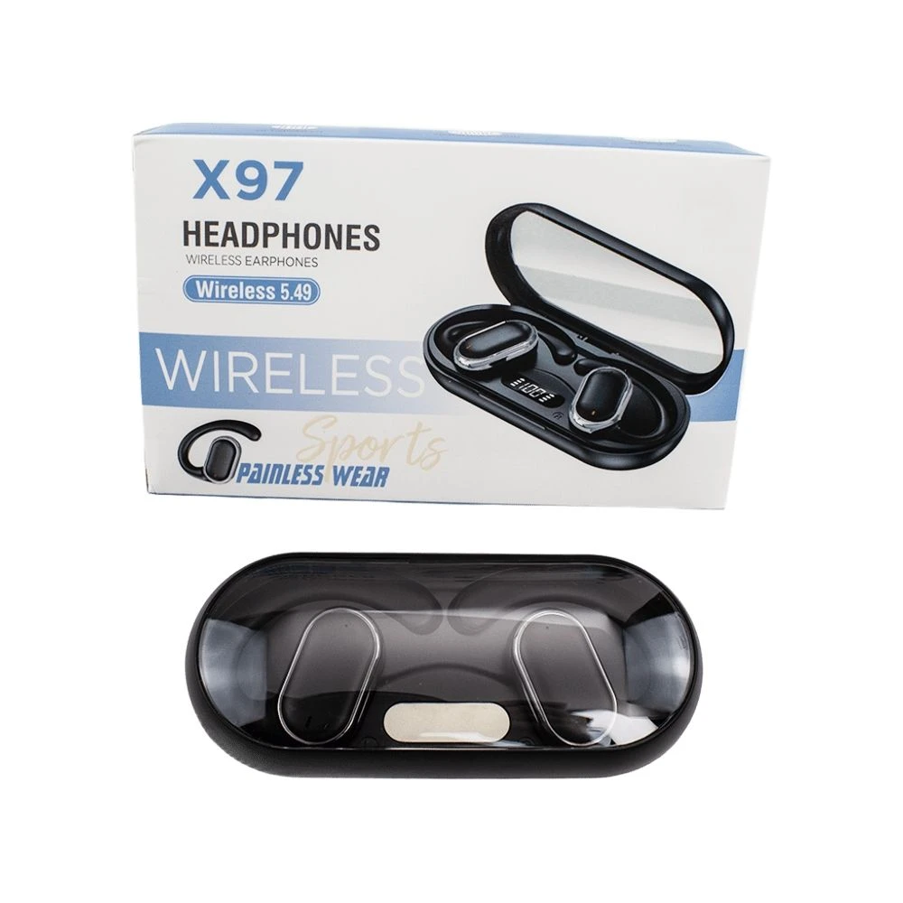 X97 Tws Earbuds Wireless Earhook Factory Direct Open Ear Stereo Headsets with LED Digital Display Custom Logo