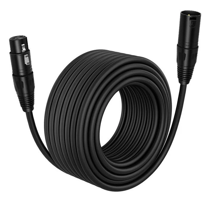 XLR Cable Microphone Cables Braided XLR Male to Female 3 Pin Connector Compatible with Microphones Mixer