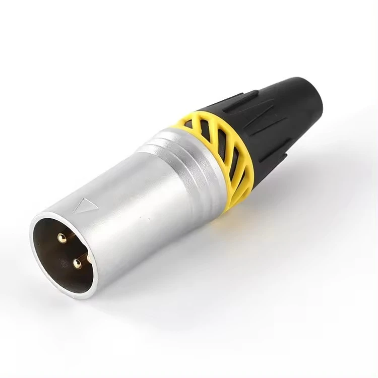 XLR Cannon Male Female Audio Mic Microphone Cable Adapter Plug Connectors