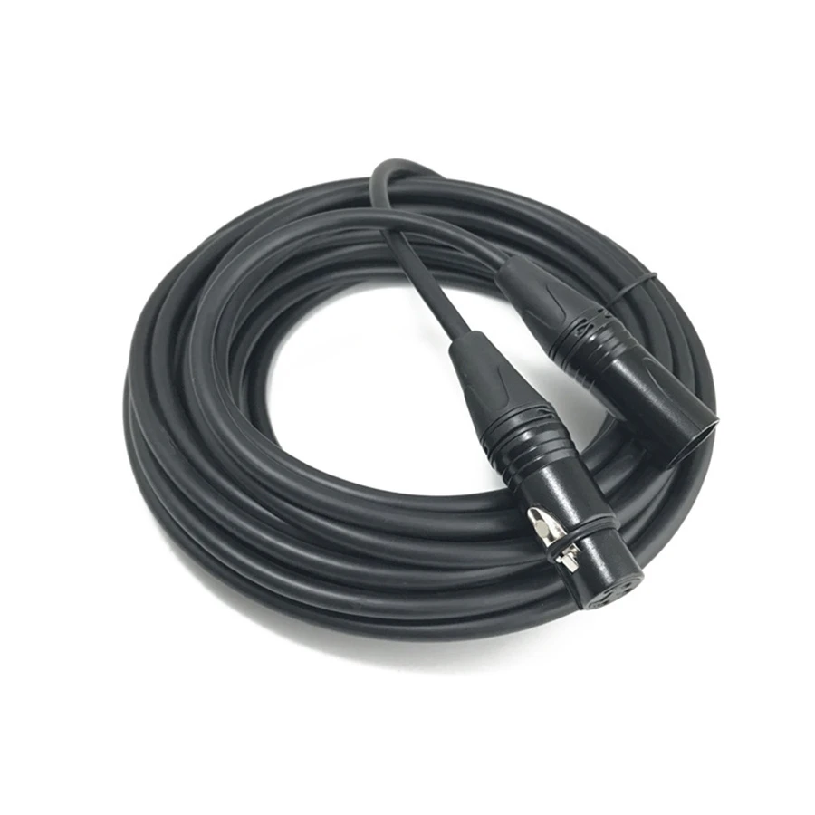 XLR to XLR Cable Audio Mic Cable Speaker Cable Connector Profecional 3 Pin Male to Female Microphone XLR Cable