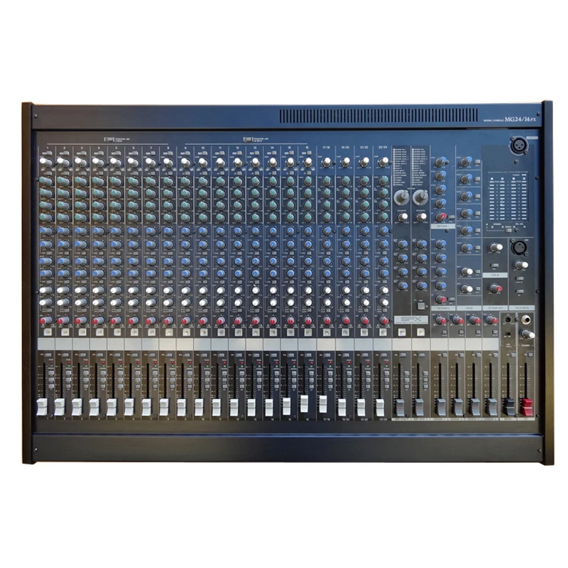 YAMAHA 24 Channel DJ Sound System Professional Audio Mixer with 3 Band EQ