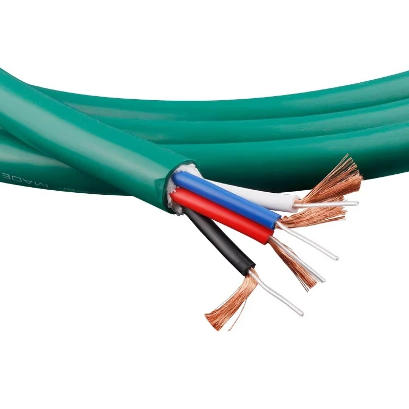 YY-2328 Speaker Cable for Amplifiers – HiFi Pure Copper Main Speaker Wire – 4-core