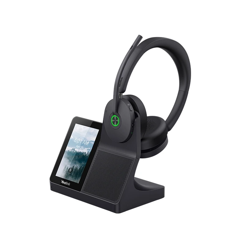 Yea link WH68 Hybrid ANC Long-lasting Battery Life DECT + Bluetooth 5.3 Wireless Headset Headphone