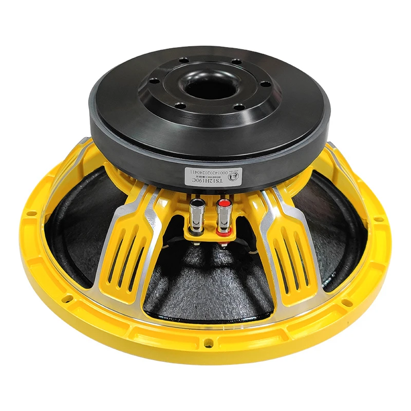 Yellow 12 Inch New Basket Model Merry Audio Speaker 600 Watt
