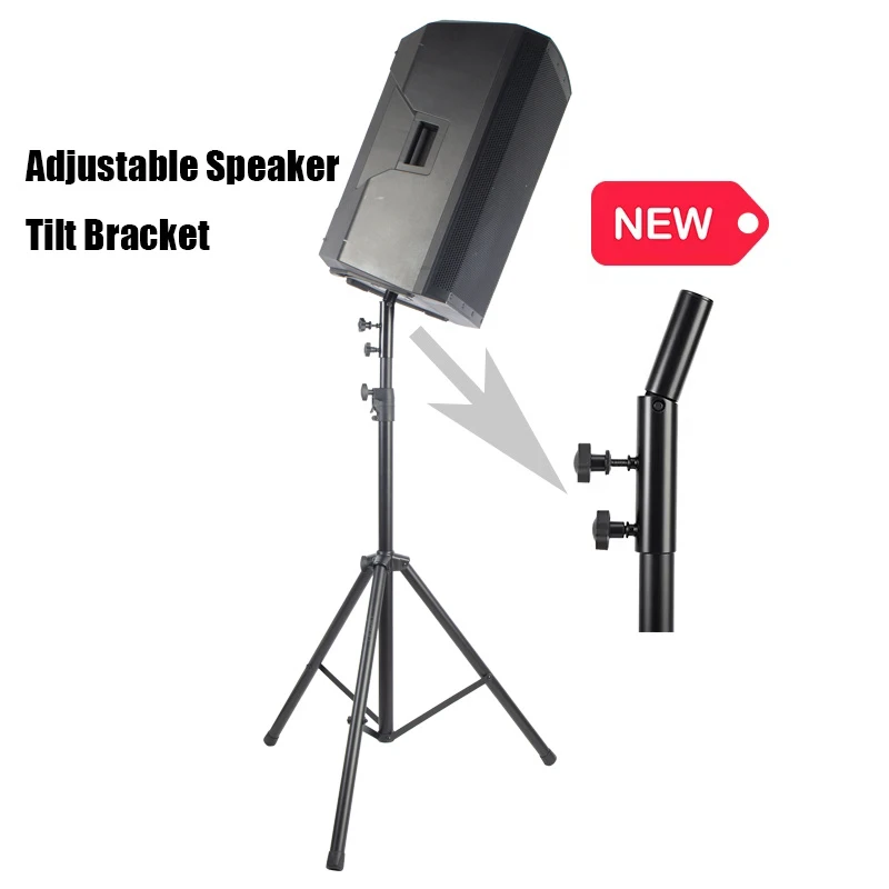 Yinyu Ssa031 Adjustable Speaker Tilt Adapter 35mm 60lbs 15° Steel Bracket for PA Speaker Stand and Stage Mounting