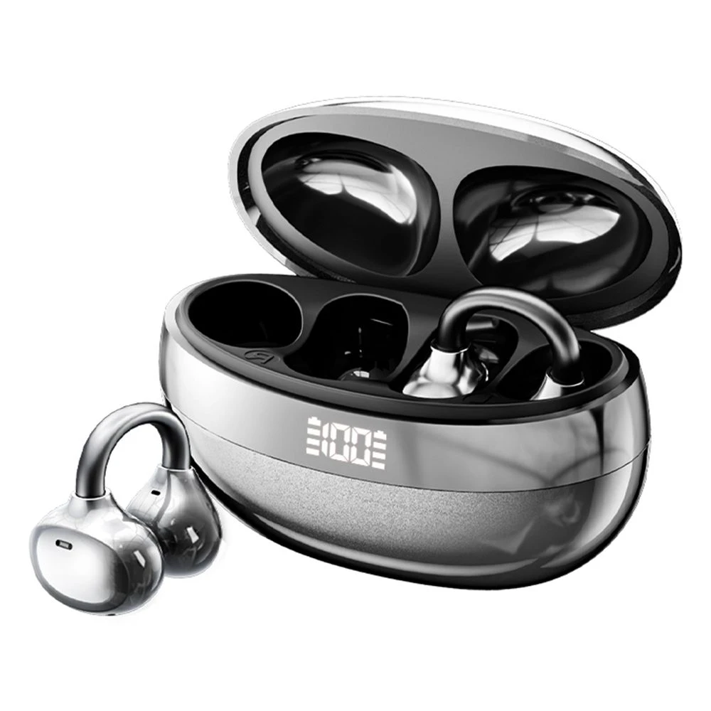 Yu7 Enc Clip-on Sports Earphones – Noise Reduction, Bluetooth, Sports, Black