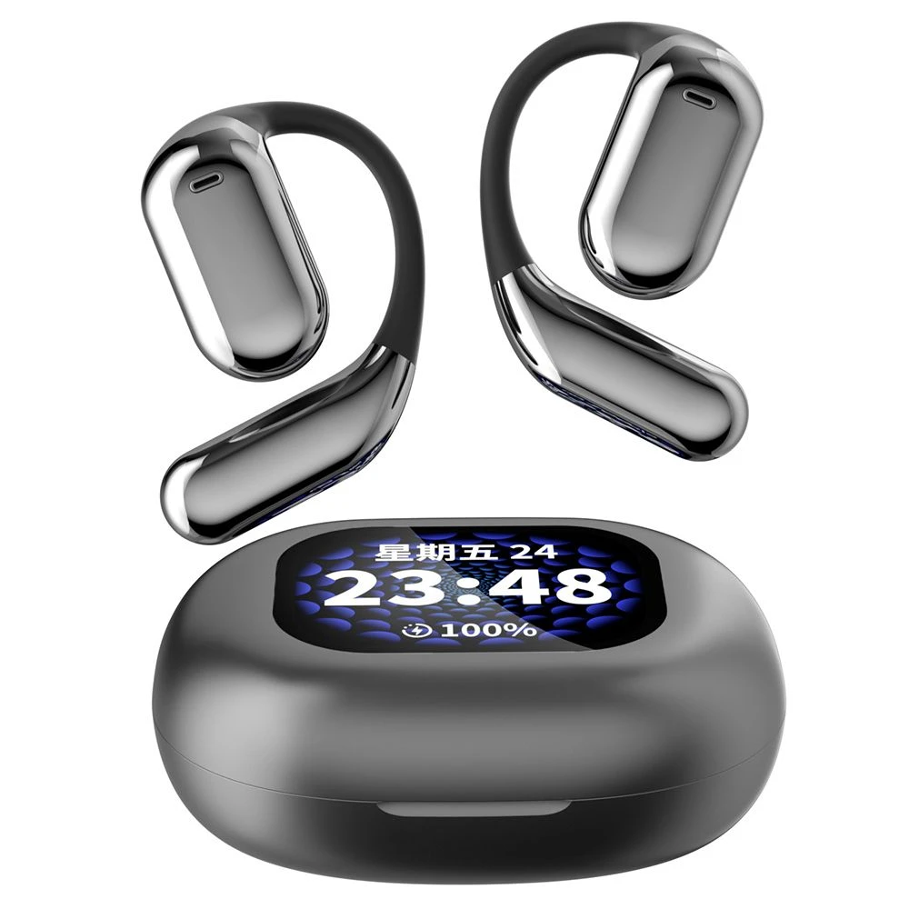 Yyk-Q16 PRO Full Color Touch Screen Bluetooth 5.4 Earphones Open Ear Wireless Headphones