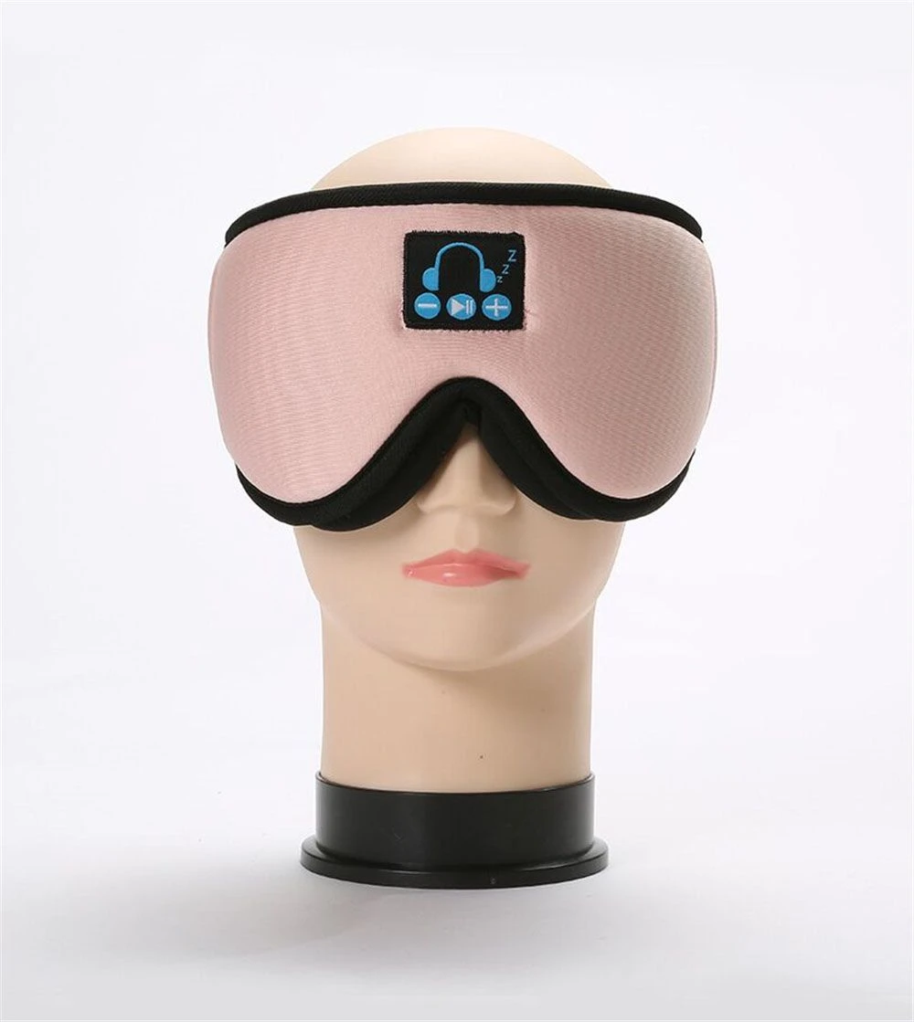 Yz4 3D Soft Sleeping Eye Shades Music Headset Sleep Earphones