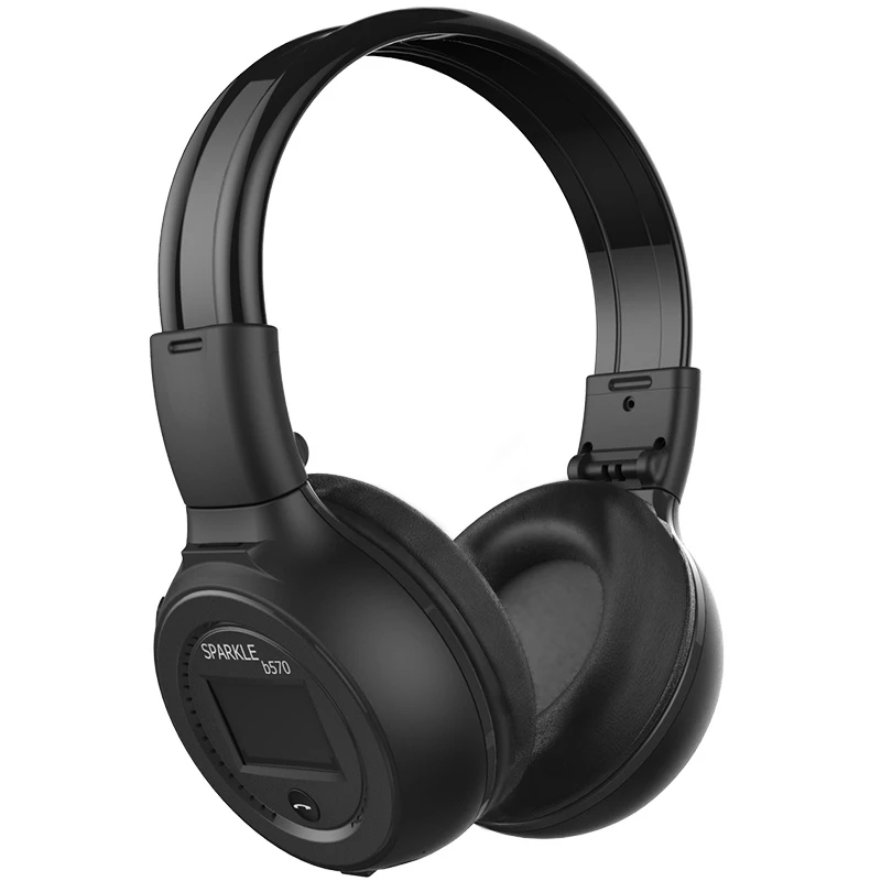 Zealot B570 HiFi Bluetooth Headphone Stereo Wireless Calling Music Headset Support FM Radio TF Card – Black