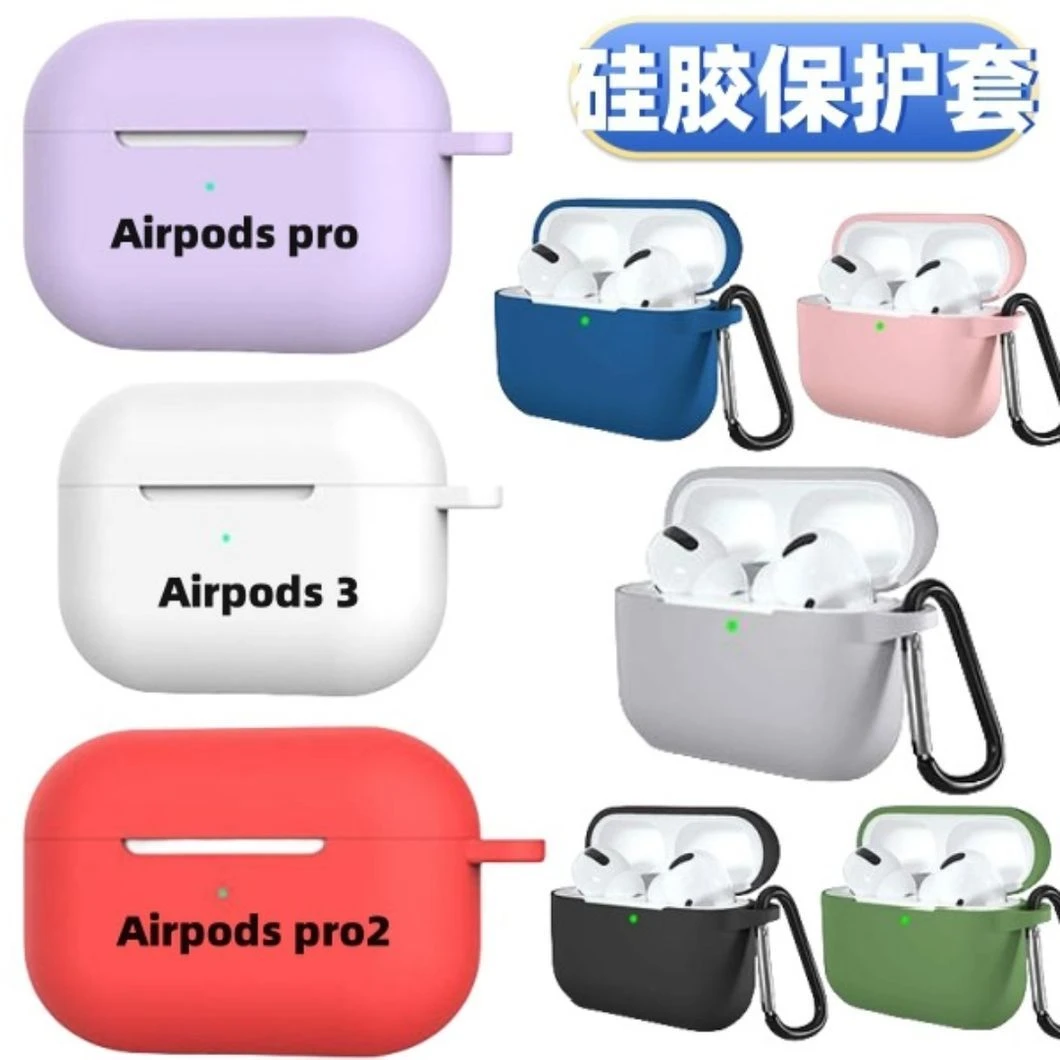 for Airpods Case Silicone Earphone Case for Airpods 4 PRO 2 Earbuds Cover