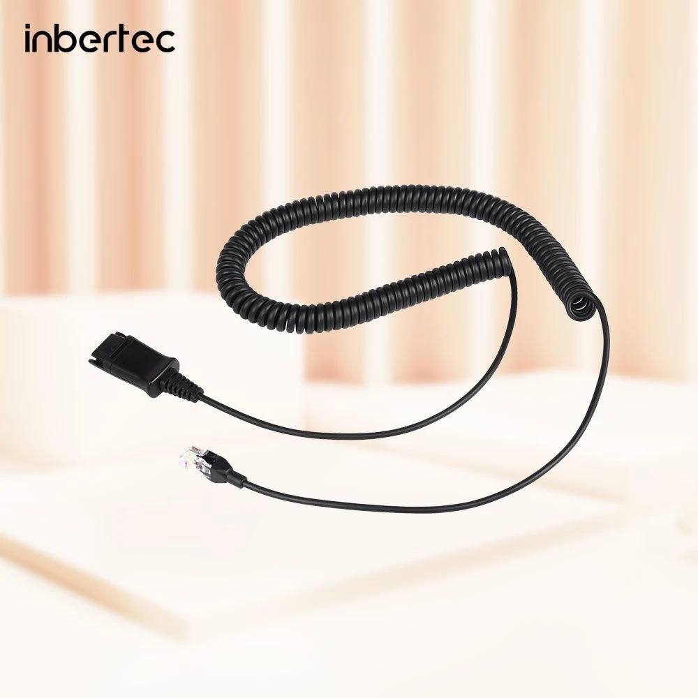 for Plt Plantronics Poly Gn Jabra Headset Flat Wire Cable