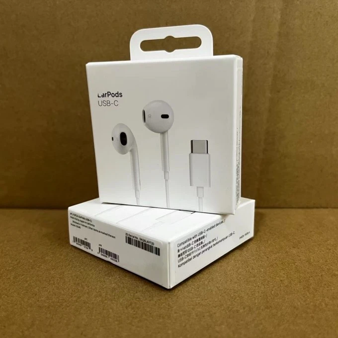 for iPhone 15 PRO Max USB-C Earpods Wired Type C Earphone for Apple iPad MacBook Headphone Handfree Earpiece